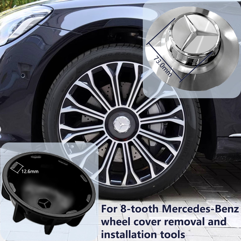 ZKTOOL Wheel Wrench Hub Cap For Benz W205 AMG E63 C63 C63s Maybach S65 2015-2019