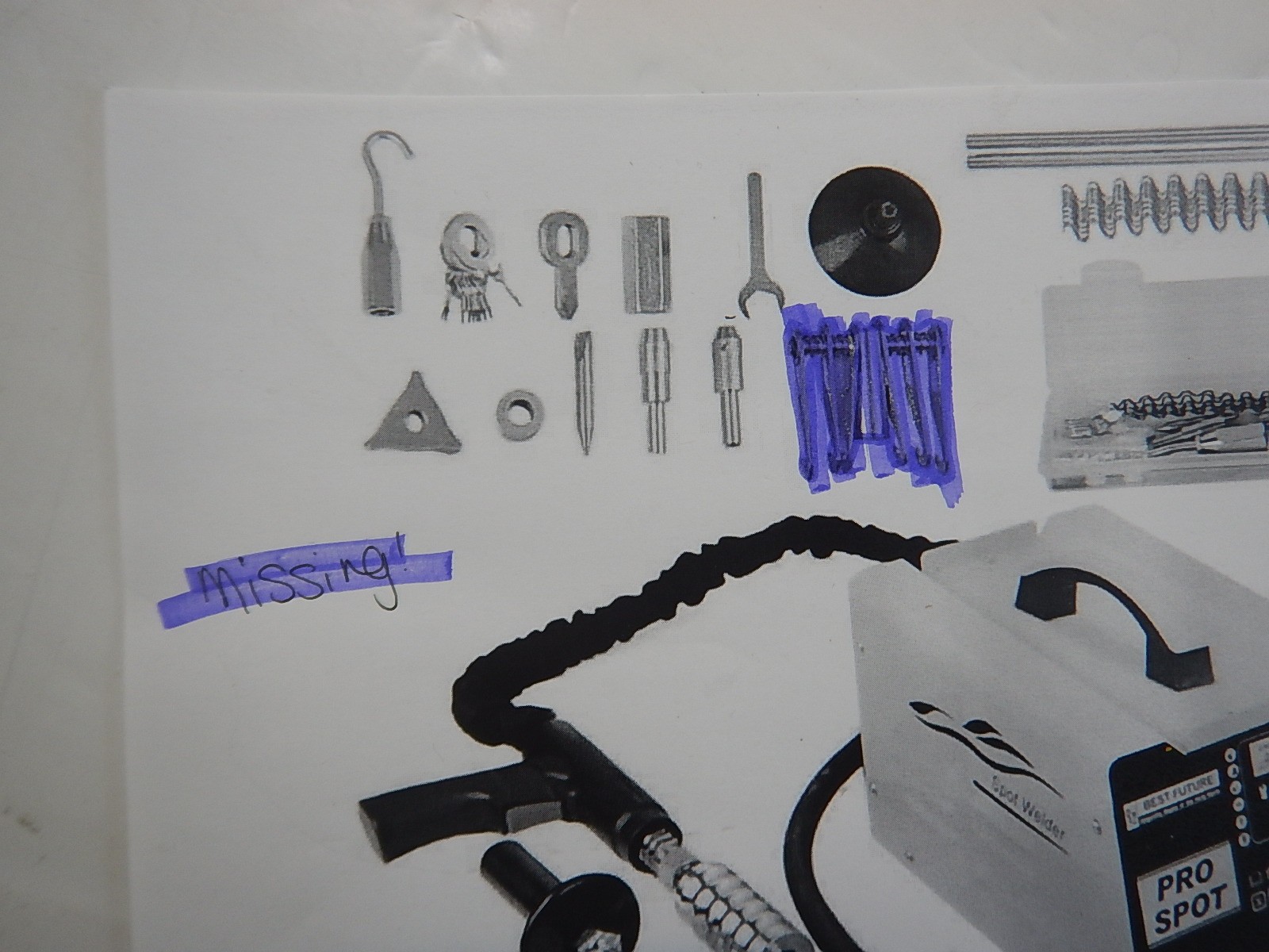 DUOYI 110V Spot Body Repair Welder Machine TESTED