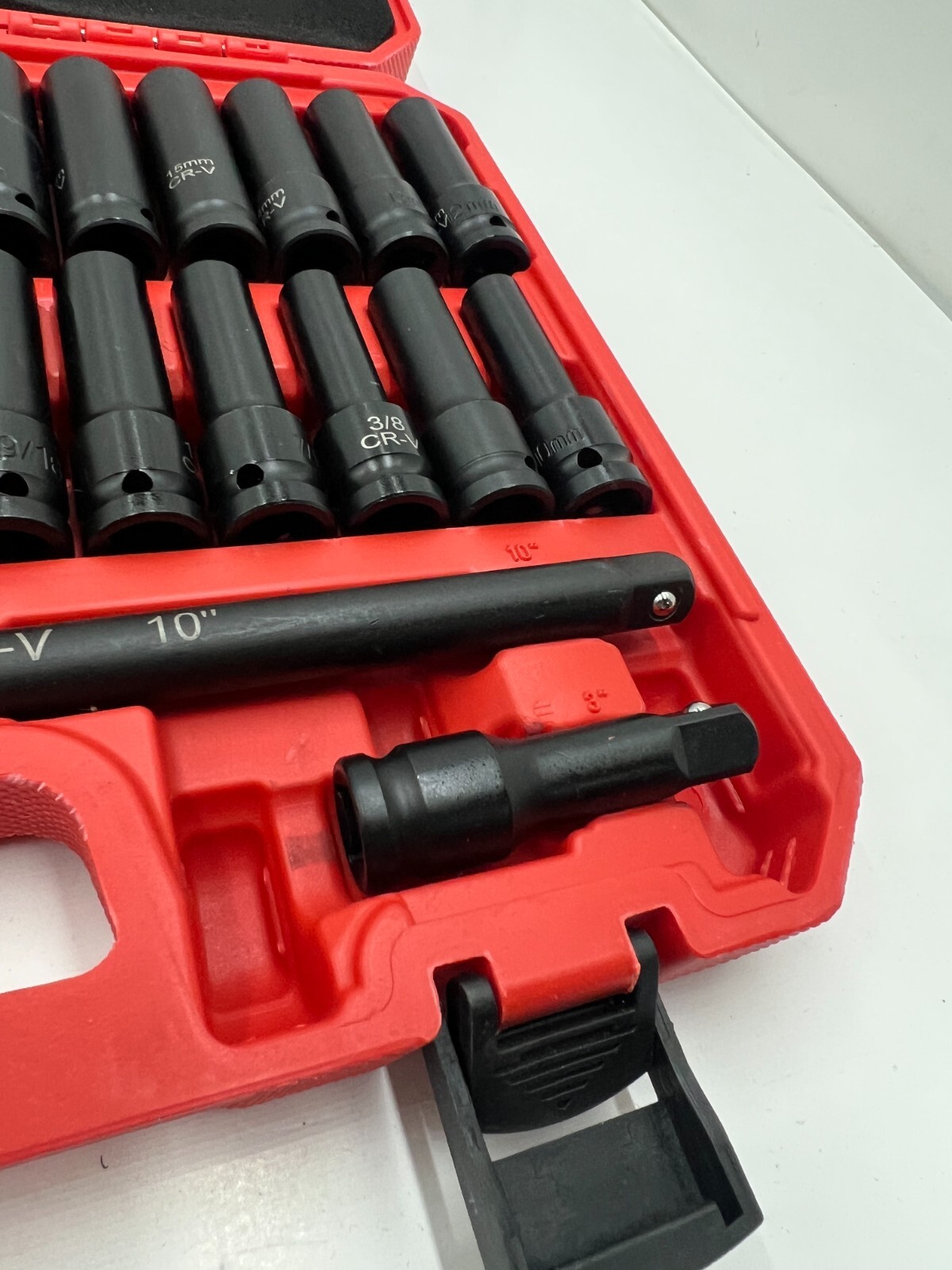 Drive Deep Impact 29 Piece Socket CR-V Extension Bar SAE Metric Black