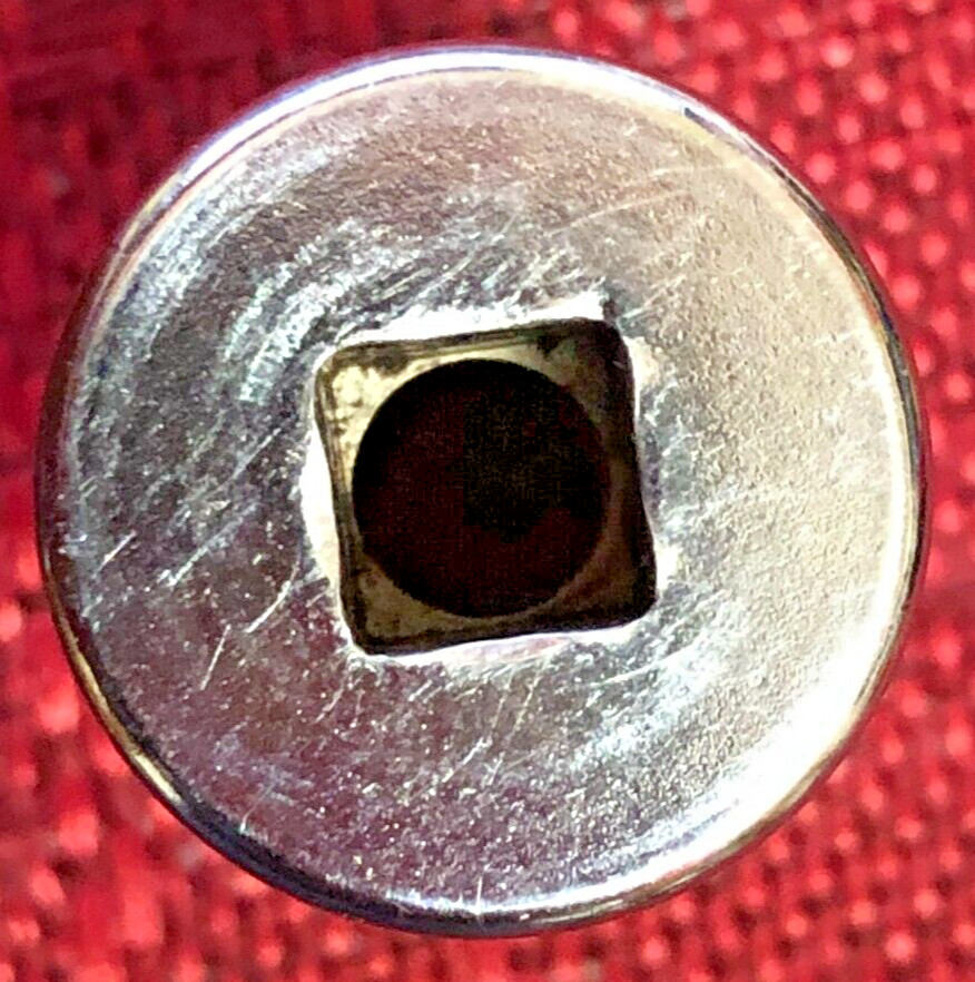 Snap On TMMS15 Metric 15mm SEMI-DEEP Socket 1/4″dr 6pt 1.2″L 1991 USA Good8.5/10