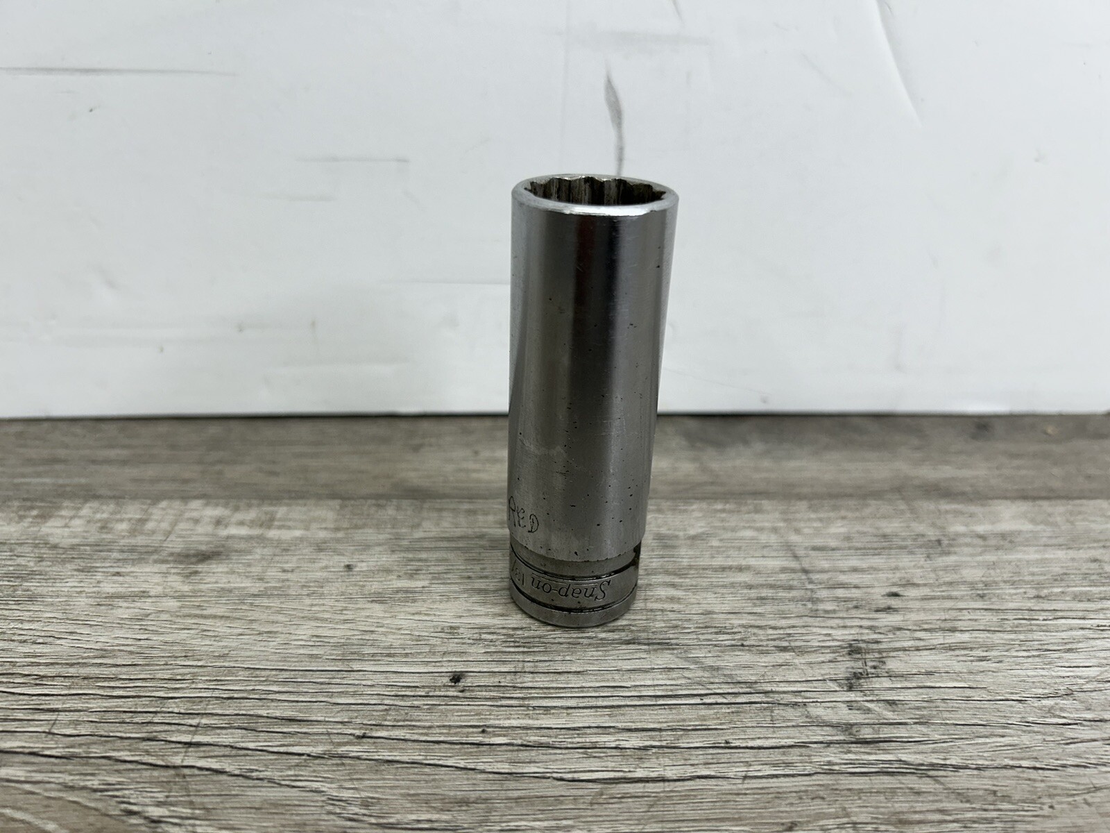 Vintage Snap-on USA 13/16″ 12 Point Deep Chrome Socket 3/8″ Drive S261