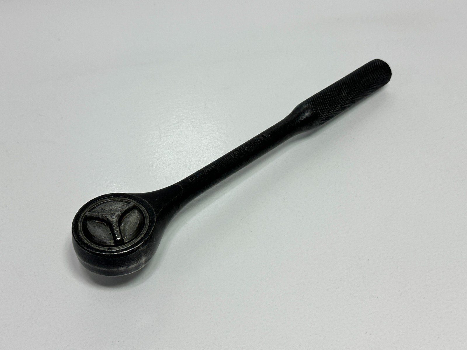 Vintage Williams USA BS-71 1/2″ Drive Fine Tooth Ratchet Black Industrial Finish