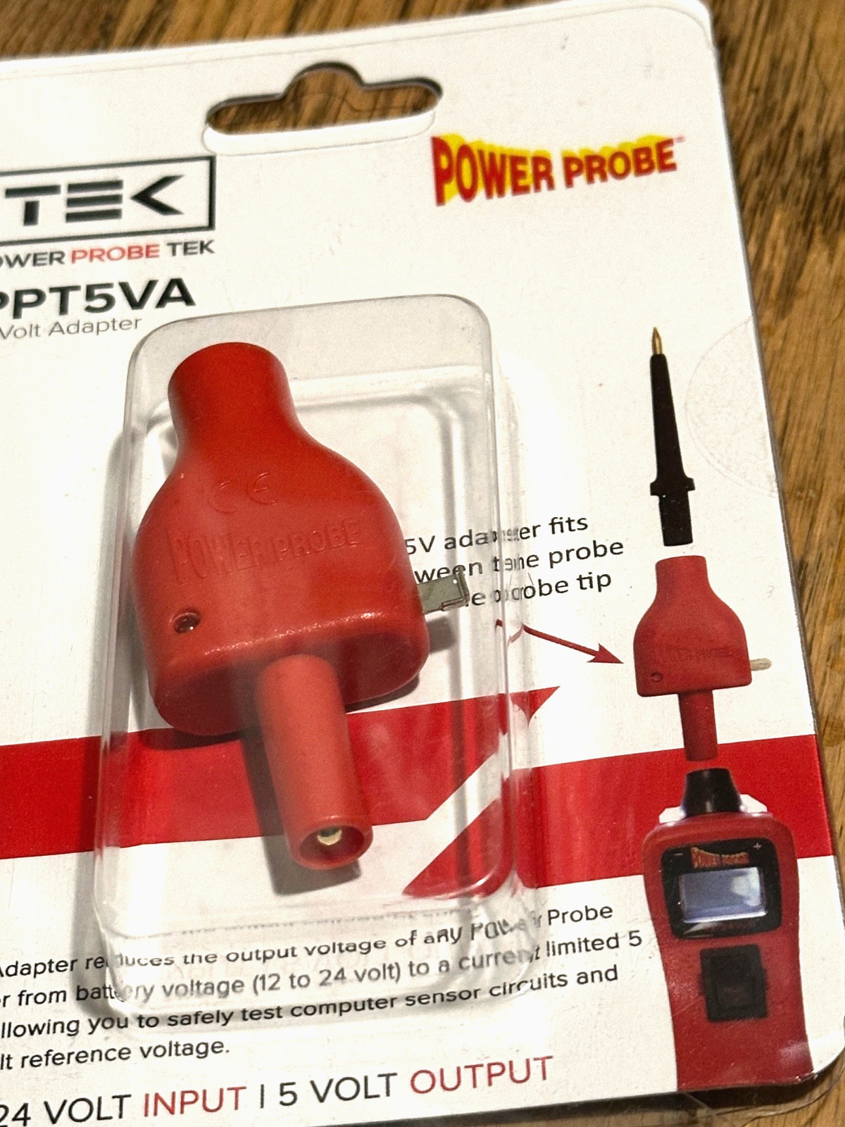 NEW Power Probe 5V Volt Reducer TEK Electrical Reference Circuit Tester Adapter