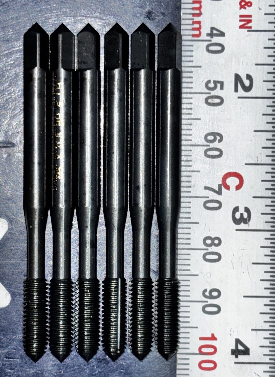 Six BALAX M5 X .8 LH Threadforming Tap TA-19775 Tapered Left Hand M5x0.8 6 Taps