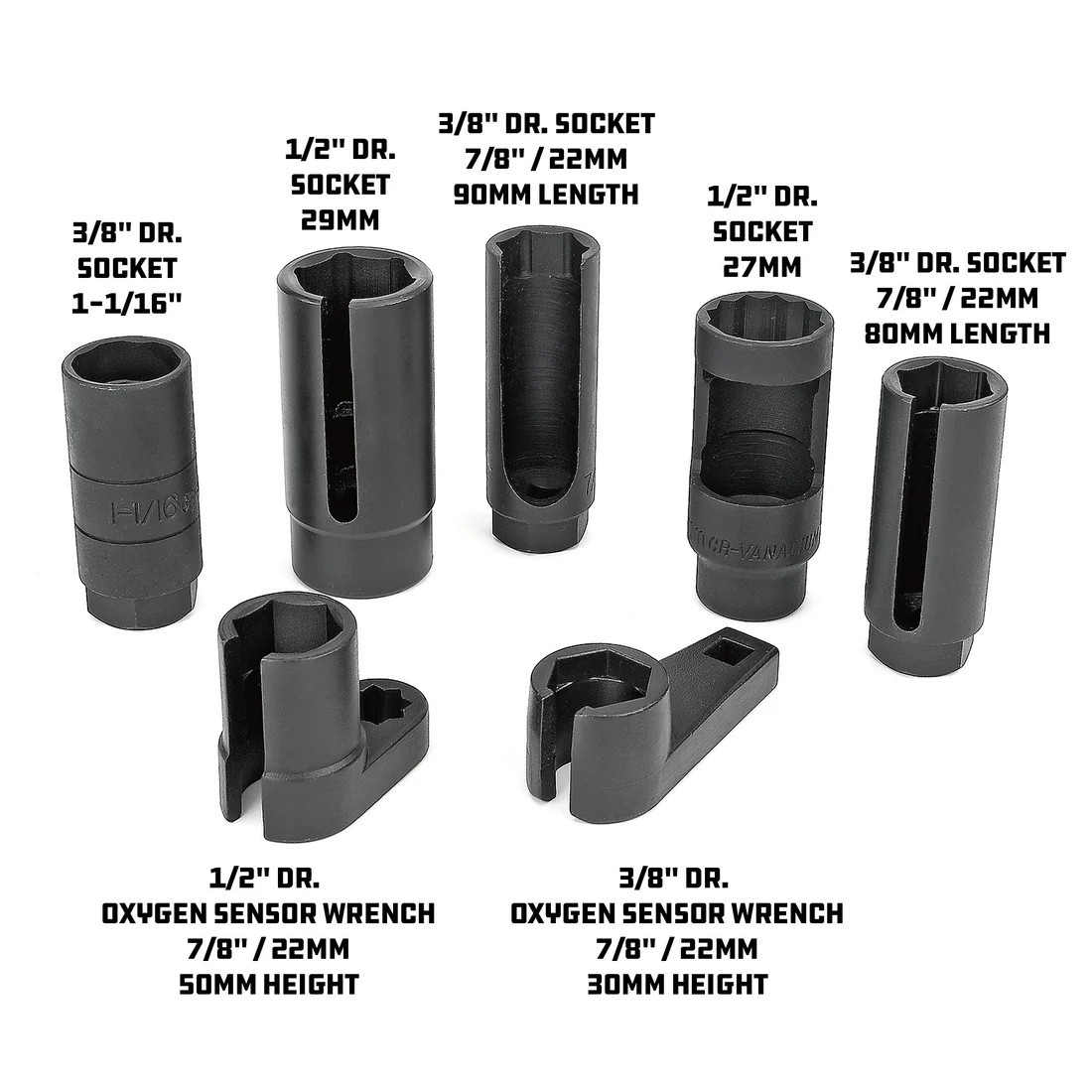 Powerbuilt Specialty Switch Socket Set Kit 62 7 Piece 648992 Oxygen Senor