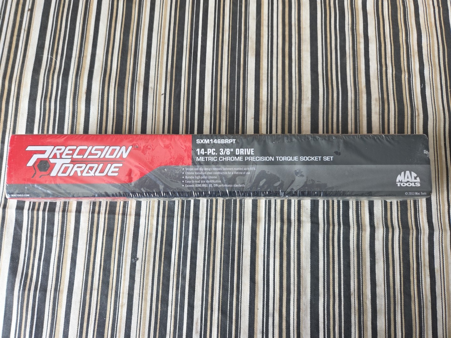 Mac Tools 14Pc 3/8″ Drive 6-PT Metric Deep Non-Slip Socket Set SXM146BRPT SEALED