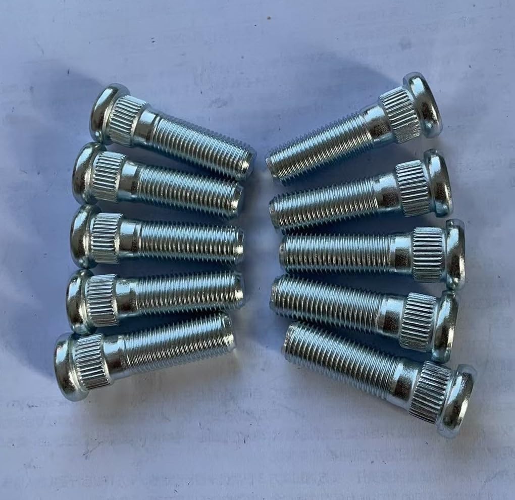 10 PCS M12-1.25 Wheel Stud Bolts 42mm Replacement for Nissan Infiniti Suzuki Car
