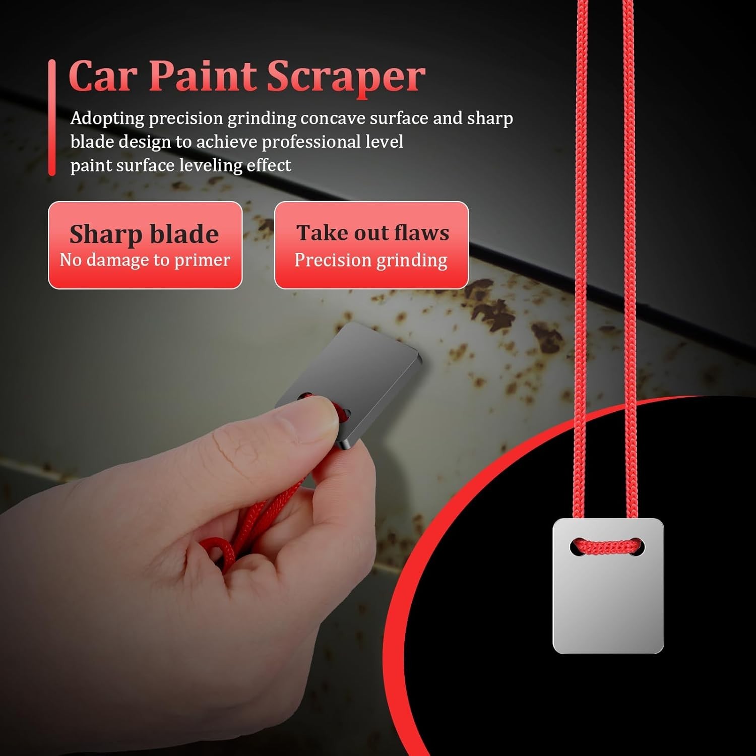 Precision Ground High Speed Steel Denibbing Tool – Ideal for Car Paint Repair