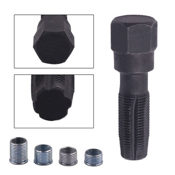 Reamer Tap Tool Rethread Repair Kit Steel Vehicle Accessories Practical
