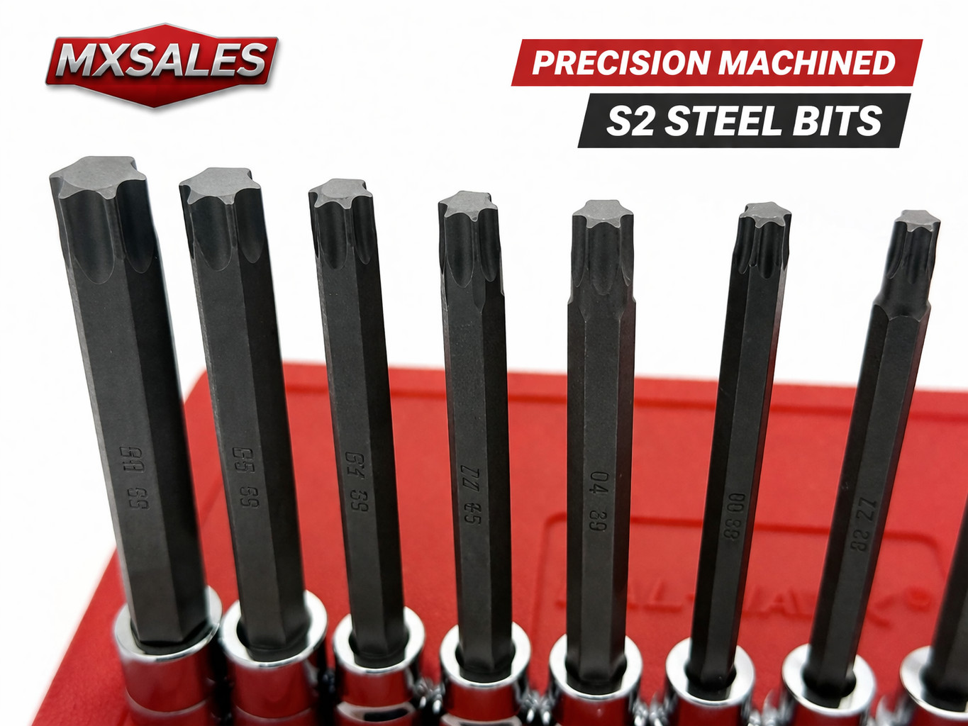 12PCS 3/8″ Drive Extra Long Torx Bit Socket Set CR-V S2 Steel NEW