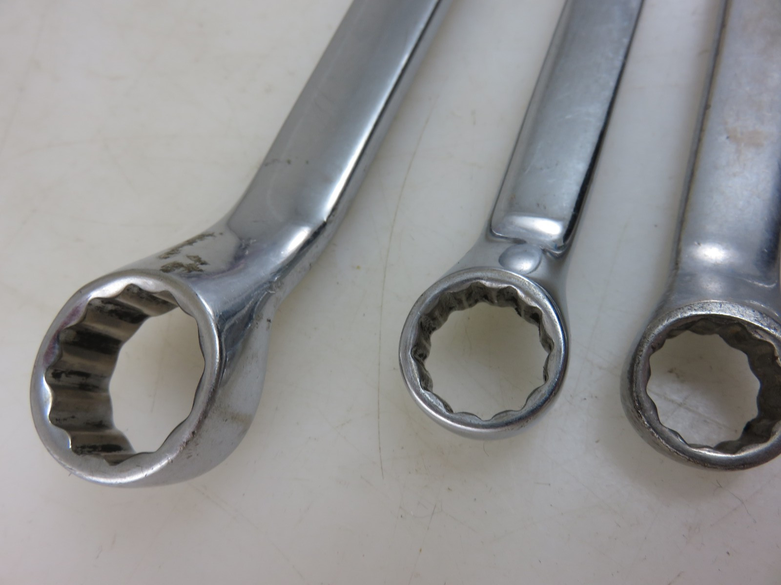 Snap-On XBM Series METRIC Offset Box End Wrench 4pc Set 10mm-15mm + 17mm x 19mm