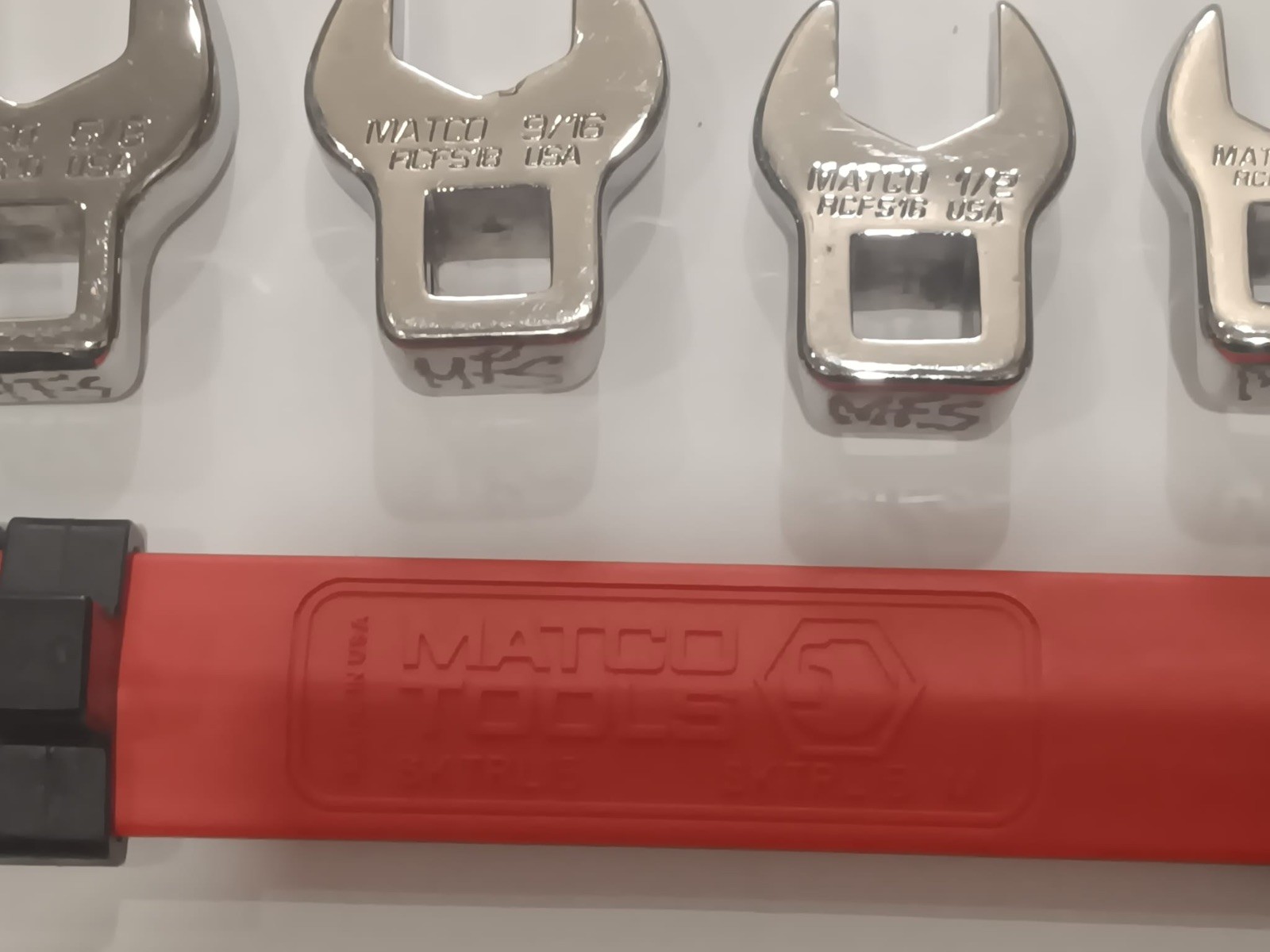 Matco 11pc 3/8” Drive SAE Crowfoot Wrench SET MADE IN USA (Read)