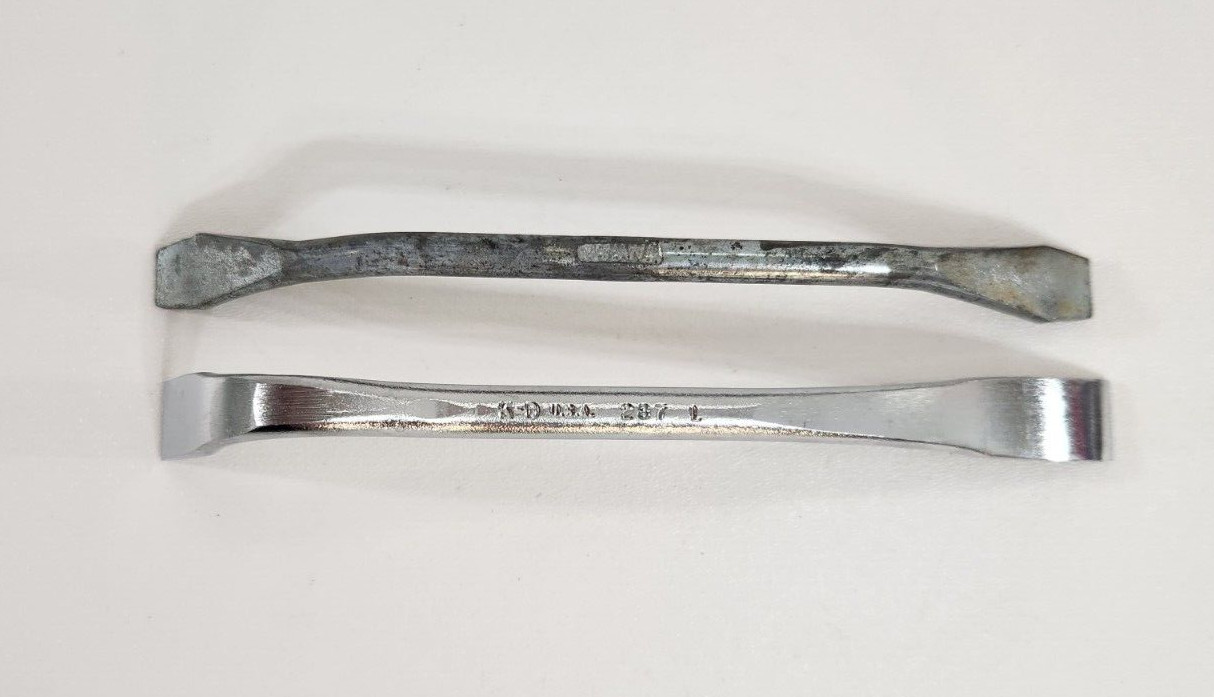 K-D USA 287 L Chrome Shiny Brake Adjusting Tool & Unbranded w Patina Lot of 2