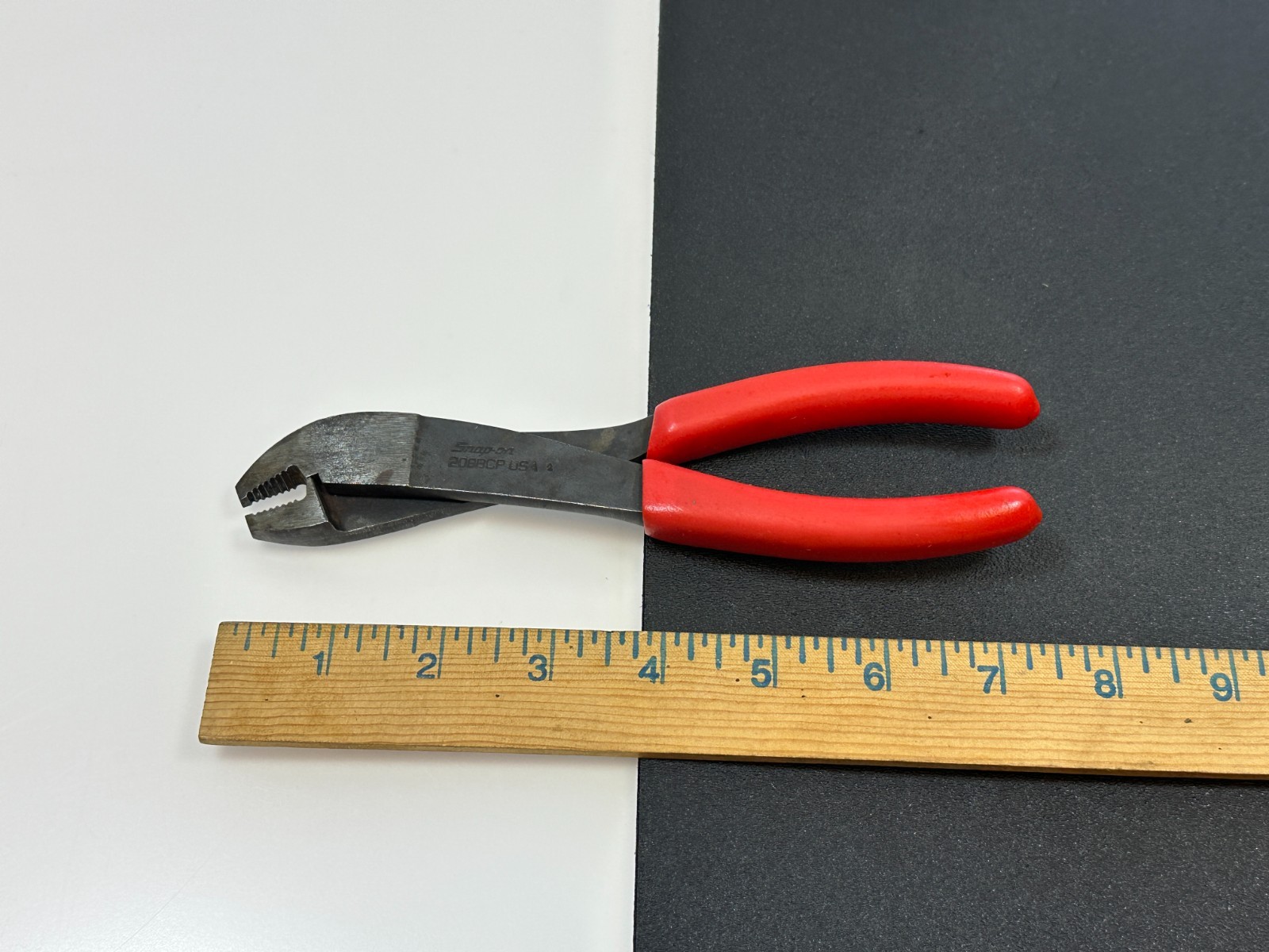 Snap-On Tools USA 208BCP Battery Terminal Pliers Side Mount Angle Nose, Red Grip