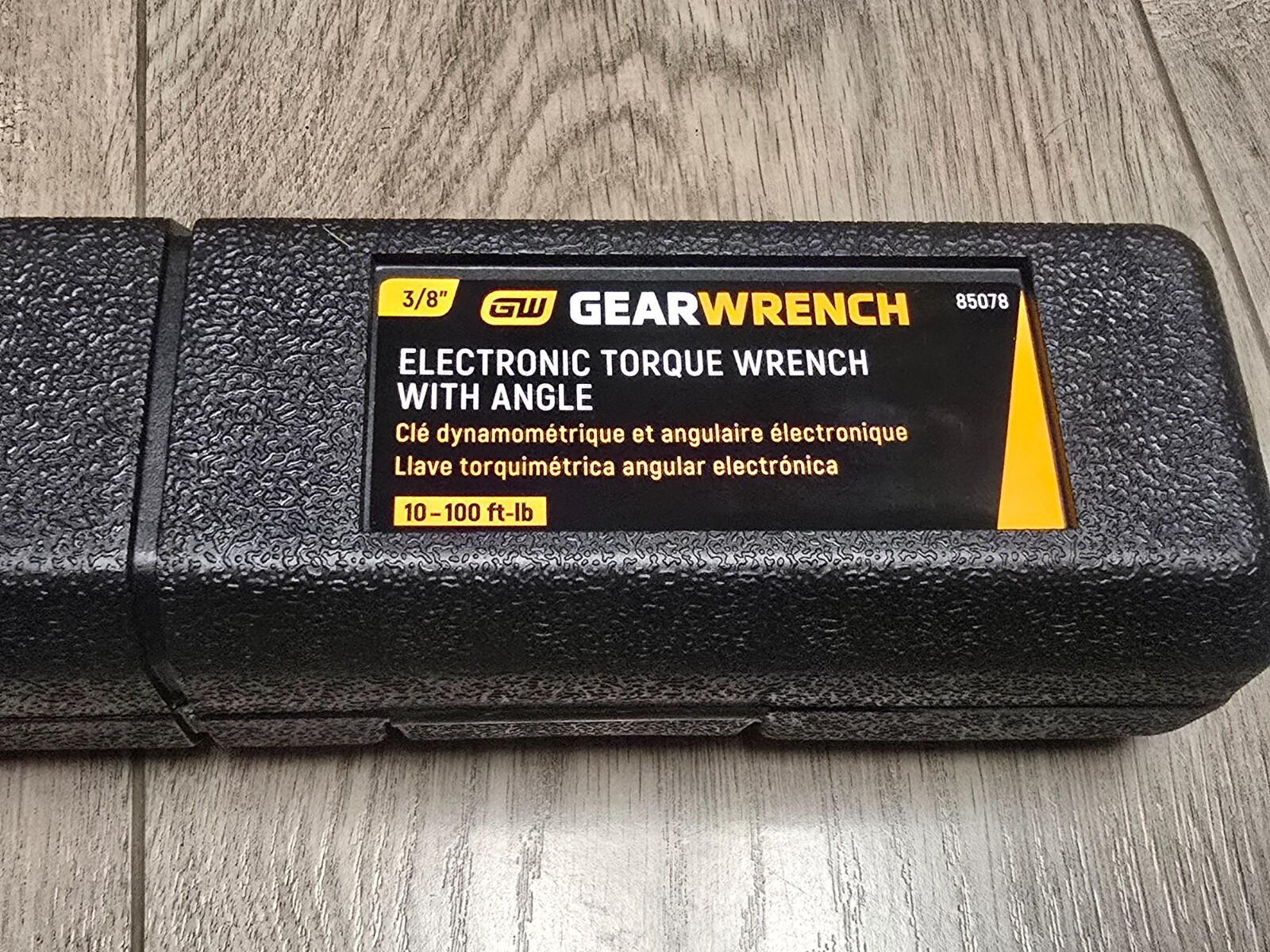 New Gearwrench 3/8″ dr Electronic Torque Wrench w/ Angle, 10-100 Ft lbs #85078