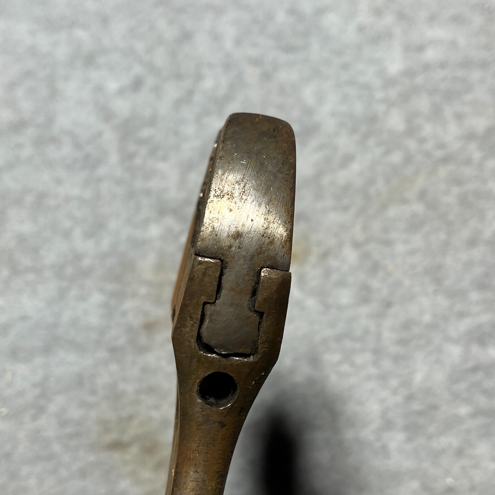 Vintage Scholler Wrench Adjustable Brown 10″ USA Buffalo – For Parts – No Adjust
