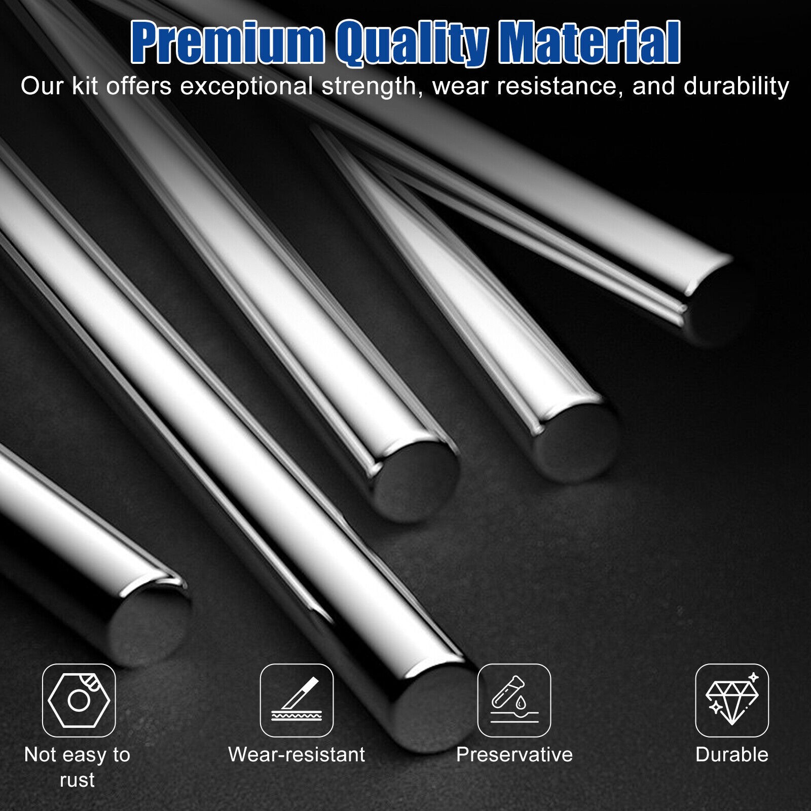 30Pcs M6*1mm Metric Thread Repair Insert Kit Helicoil Car Pro Coil Tool