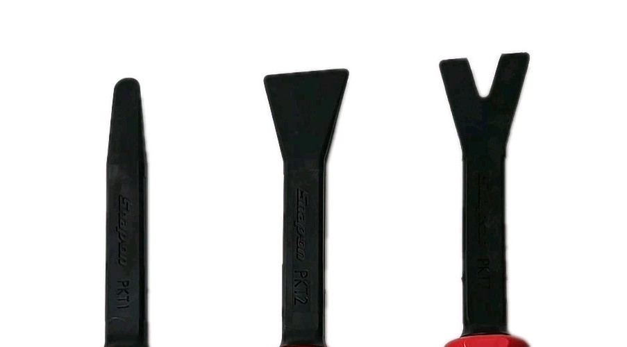 Snap On Tools 3pcs Trim PRY Tool Set Non -marring Instinct Handle PKSGT300GR NEW
