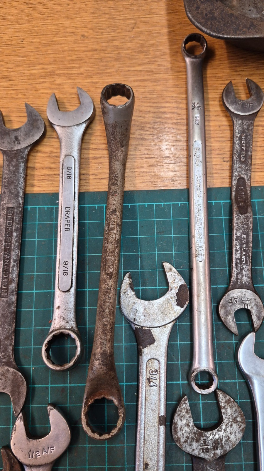 AF Open / ring Spanners 3/16 to 11/16 see pics (box TT14)