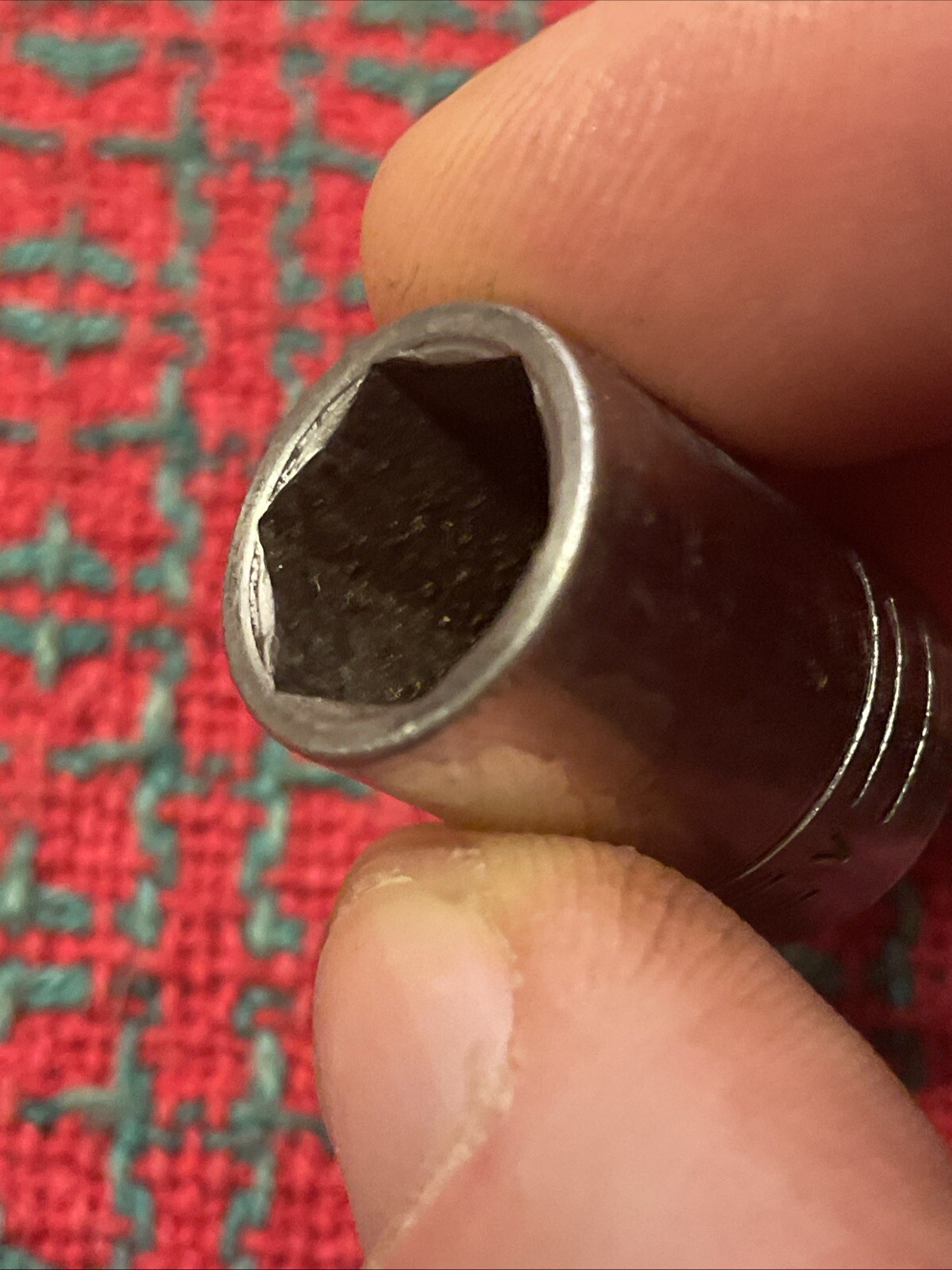 Vintage Craftsman 7/16” Socket 1/4” Drive =V= USA 🇺🇸 6 Point w/ Line