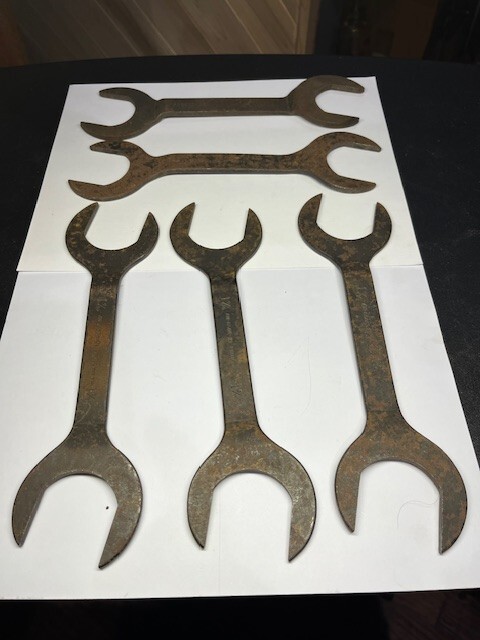 (5) 1-9/16″ x 1- 5/8″ SAE Open End Offset Service Line Wrenches AN-8505- 21