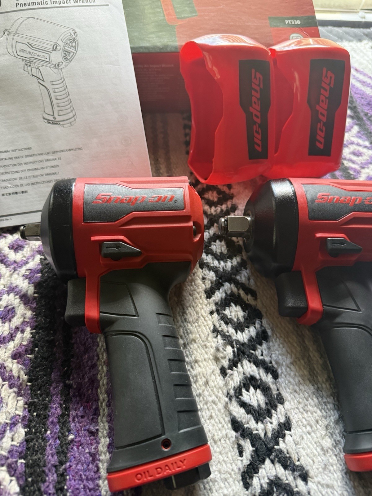 Snap On 3/8 And 1/2 In Compact Air Impact