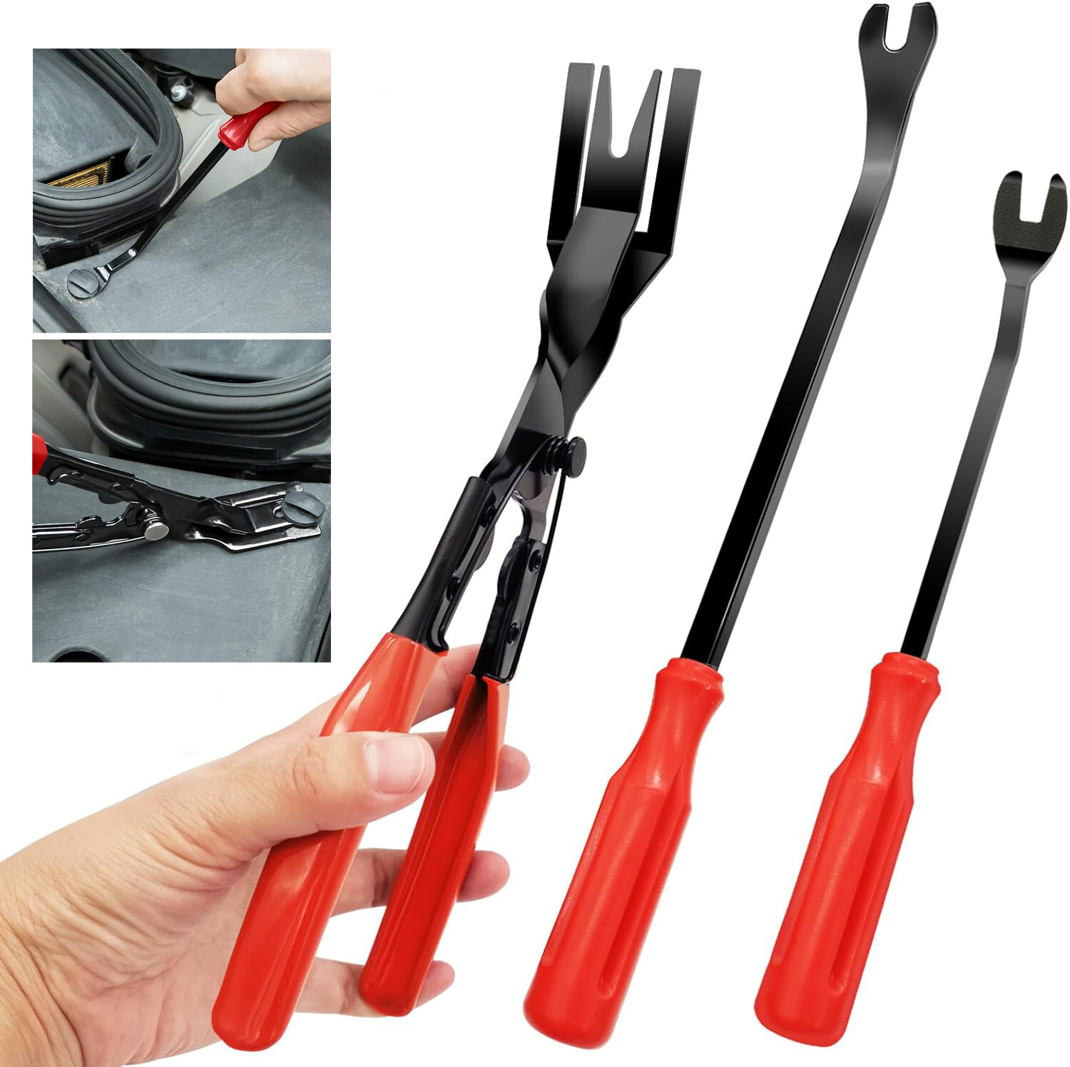 Auto Trim Removal Tool Door Panel Fastener Plastic Pin Pliers Puller Retainer US
