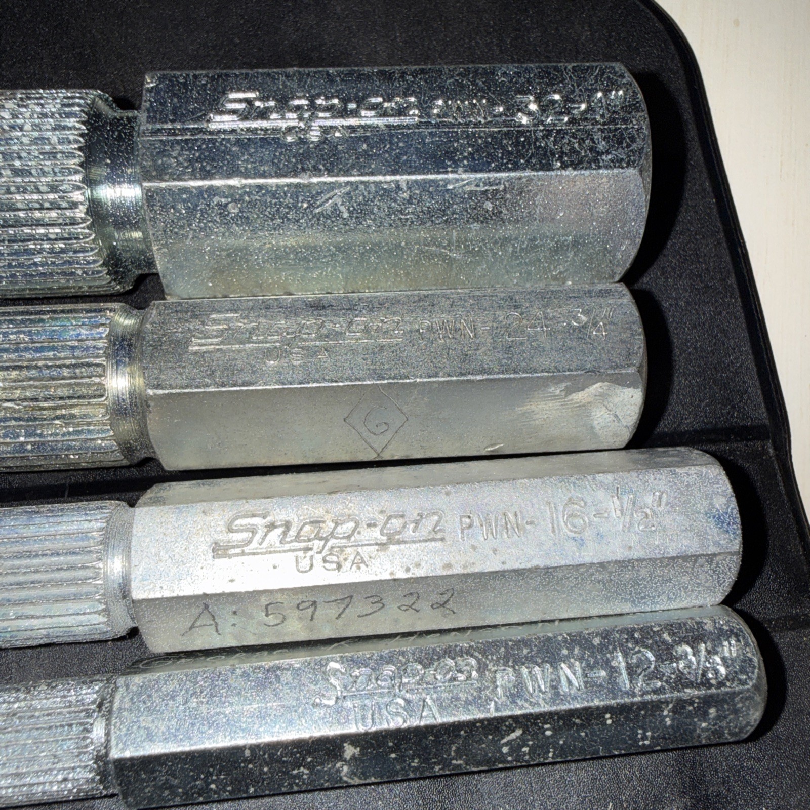 Snap On PWN Internal Pipe Wrench Set 3/8″, 1/2″, 3/4″, 1″