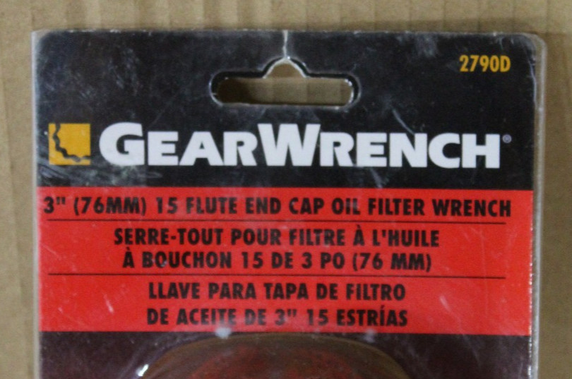GEARWRENCH 2790D 3″ (76MM) 15 FLUTE END CAP OIL FILTER WRENCH