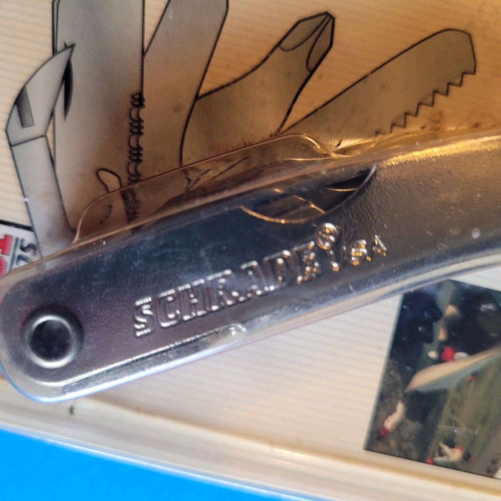 Petersen Dewitt Vise Grip & Schrade Multi-Tool ST6 USA, Original Packaging