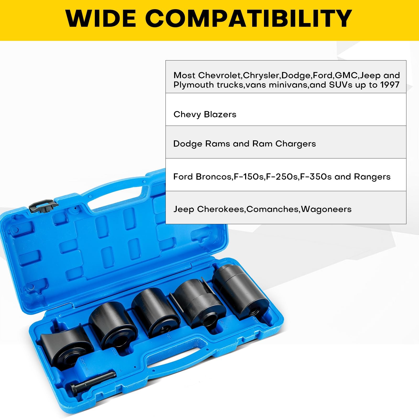 Ball Joint Tool Master Kit Remover Installer 14PC Heavy Duty Press Set