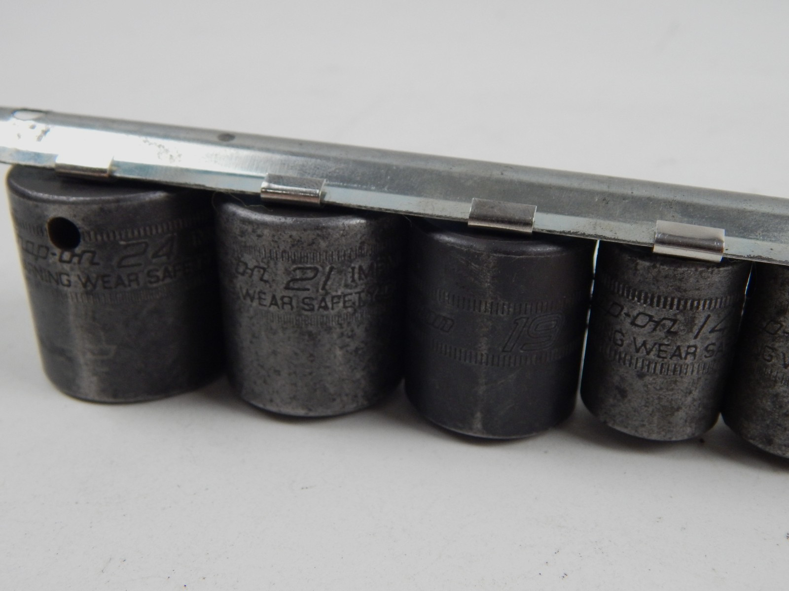 Snap On IMFML 3/8″ Drive 9pc Metric Shallow Impact Socket Set 9-14mm 19 21 24