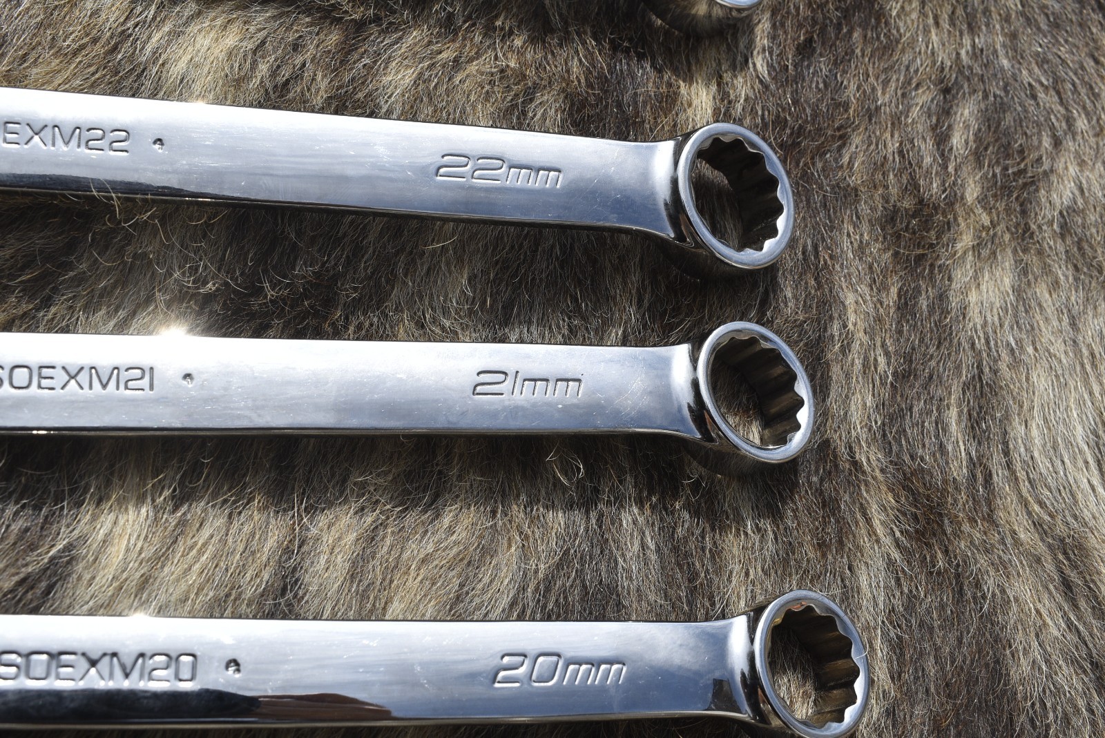 SNAP ON SOEXM705 5-Pc 12-Pt Flank Drive® Plus Combination Wrench Set 20–24mm
