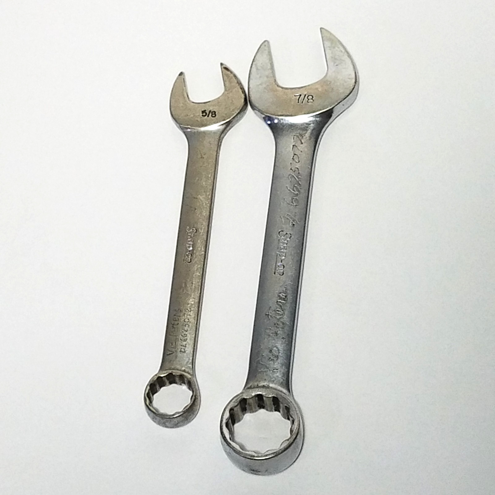 Snap-on Tools USA 5/8″ & 7/8″ Combination Wrenches OEX 200 / 280 *Etched