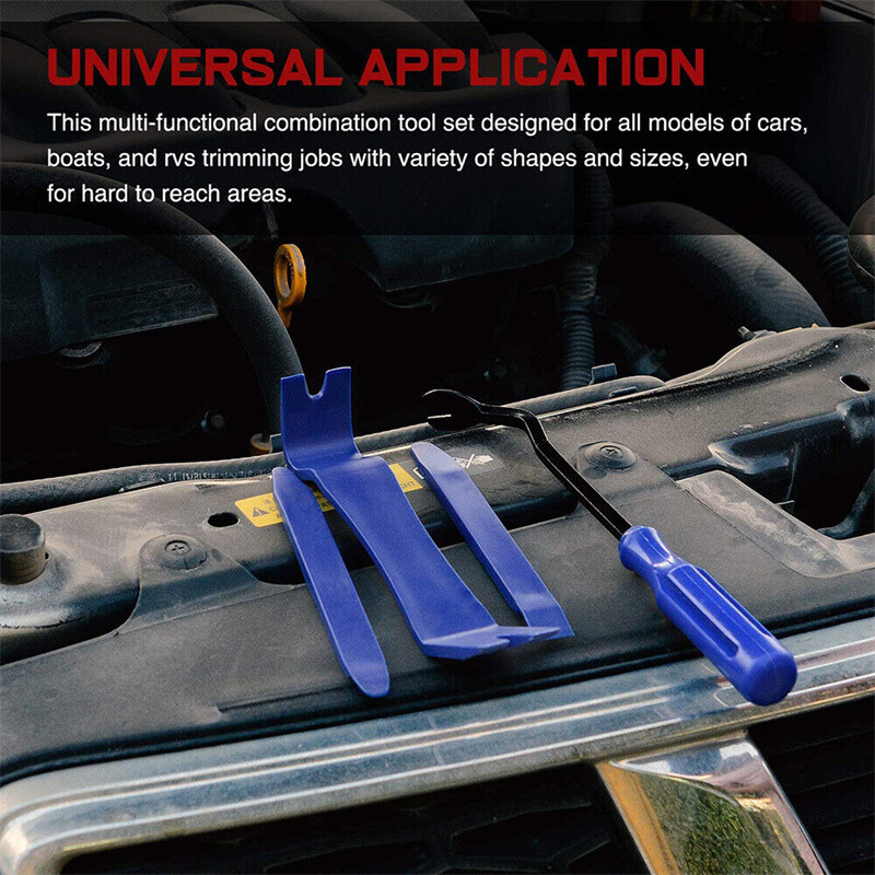 5Pcs/Set Trim Removal Pry Tool Kit for Car Radio Door Panel Fastener Dashboard