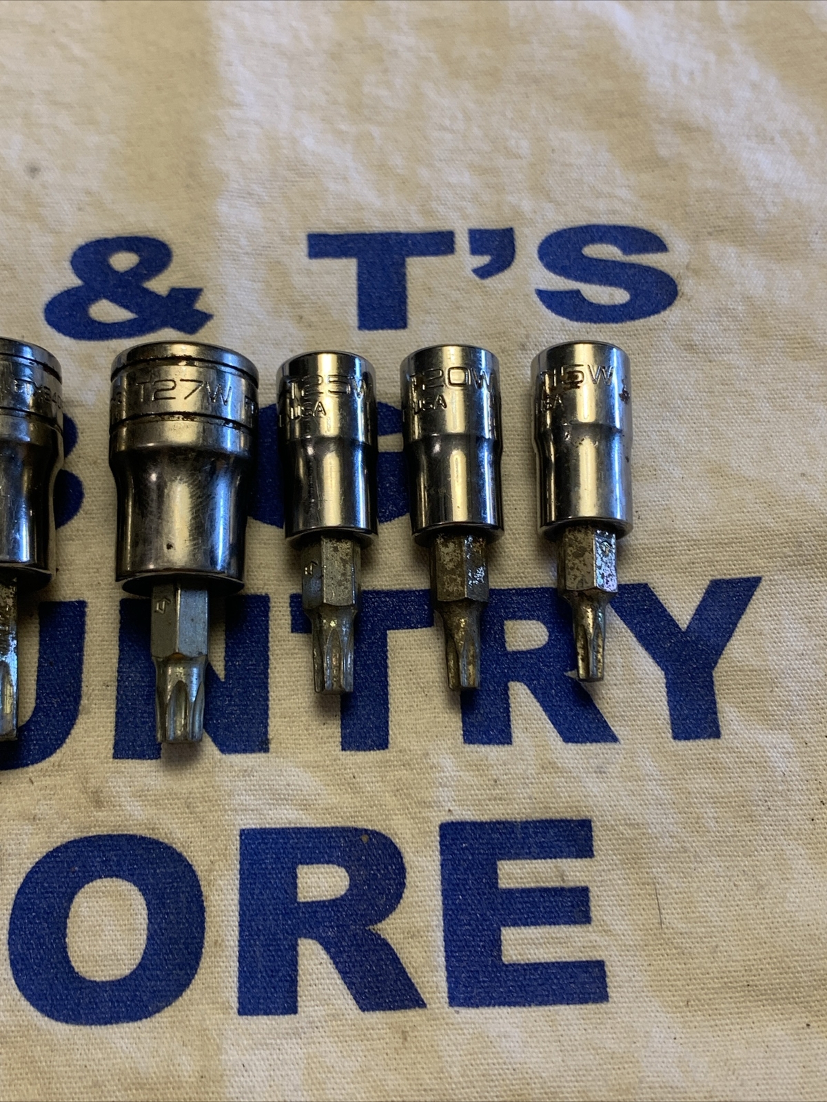 Snap-on 8pc Combination Drive TORX Bit Heavy-Duty Removal Socket Set 209EFTXBY