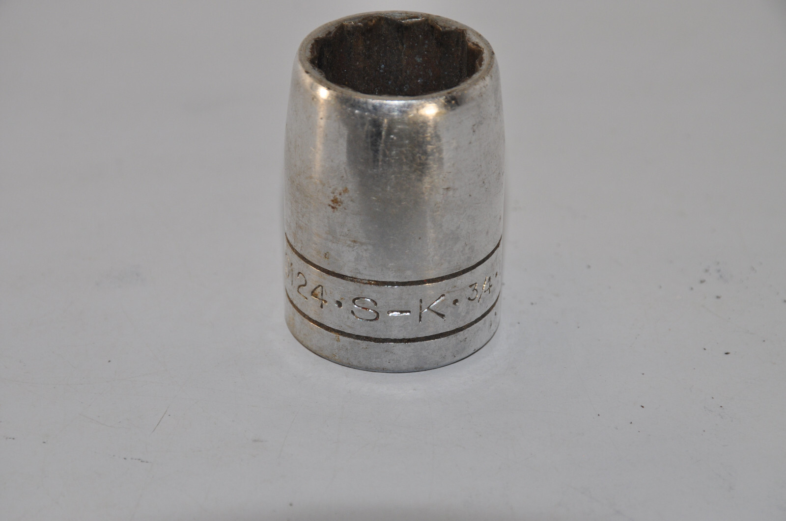 SK Wayne 8pc 1/2″ Drive 12 Point SAE 7/16 to 1-1/4 Shallow Socket Set USA