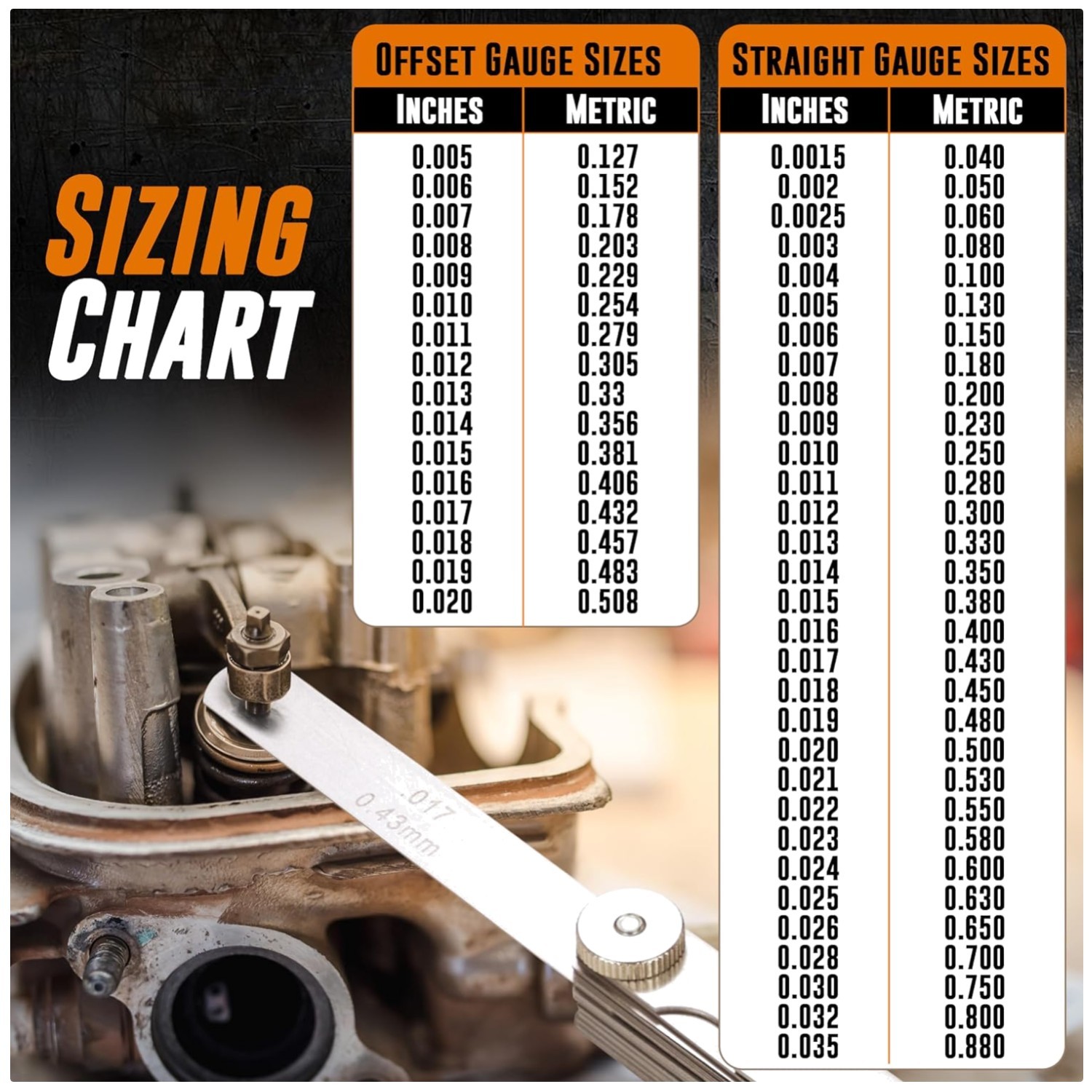 Valve Clearance Feeler Gauge Set – Automotive Essential