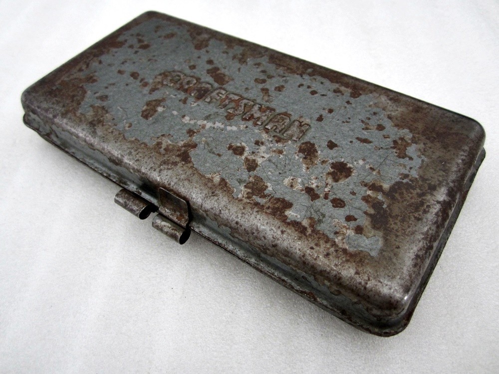 Vintage 1950’s Craftsman 1/4″ Drive Socket Set Metal Case USA