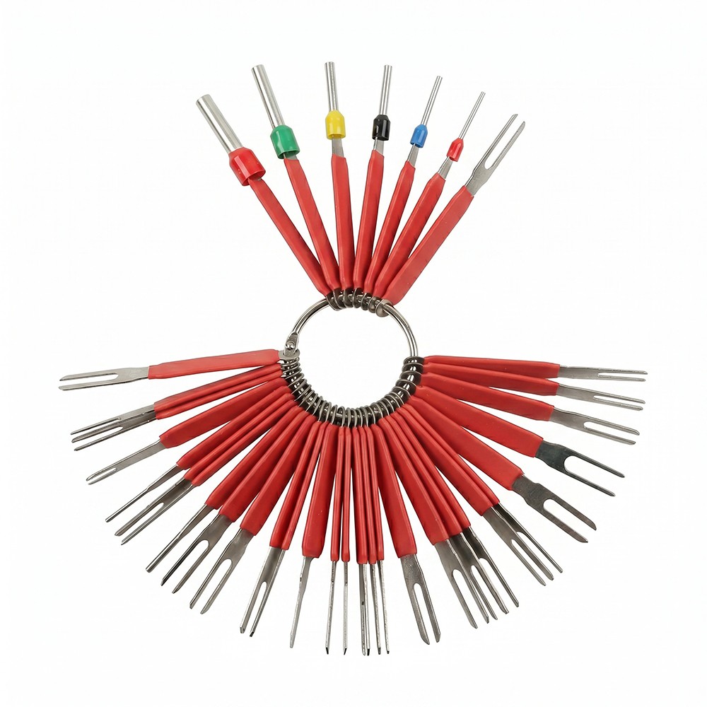39 PCS Auto Terminal Pin Removal Tool Kit Wiring Harness Connector Depinning Set
