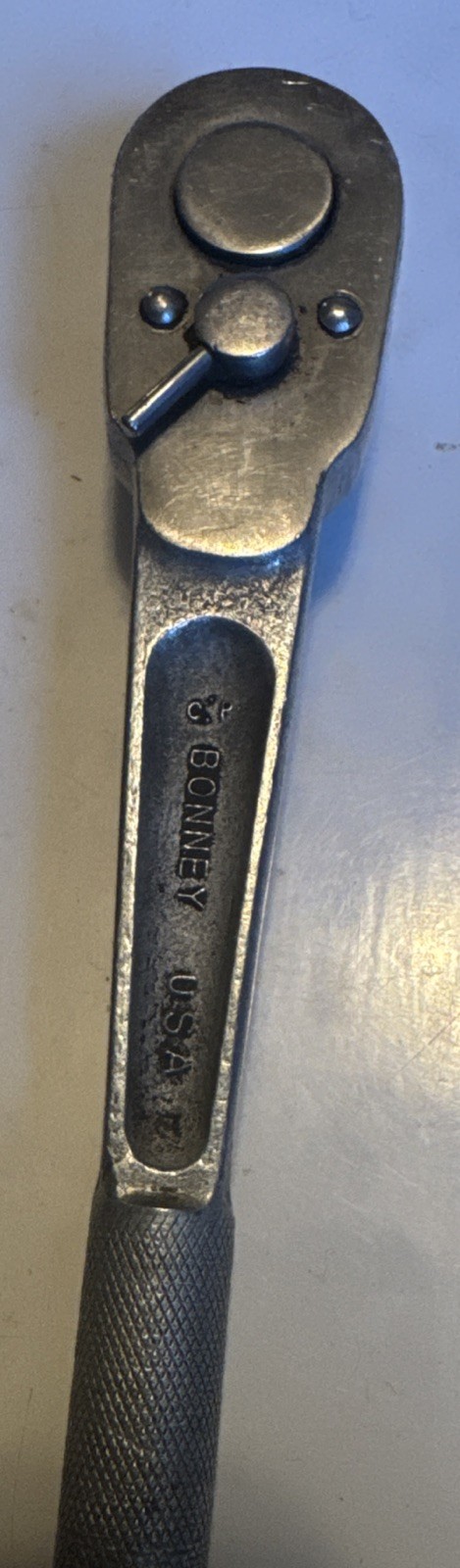 Vintage Bonney T35 – 3/8″ Drive Ratchet Made in USA 6 1/2″ Length