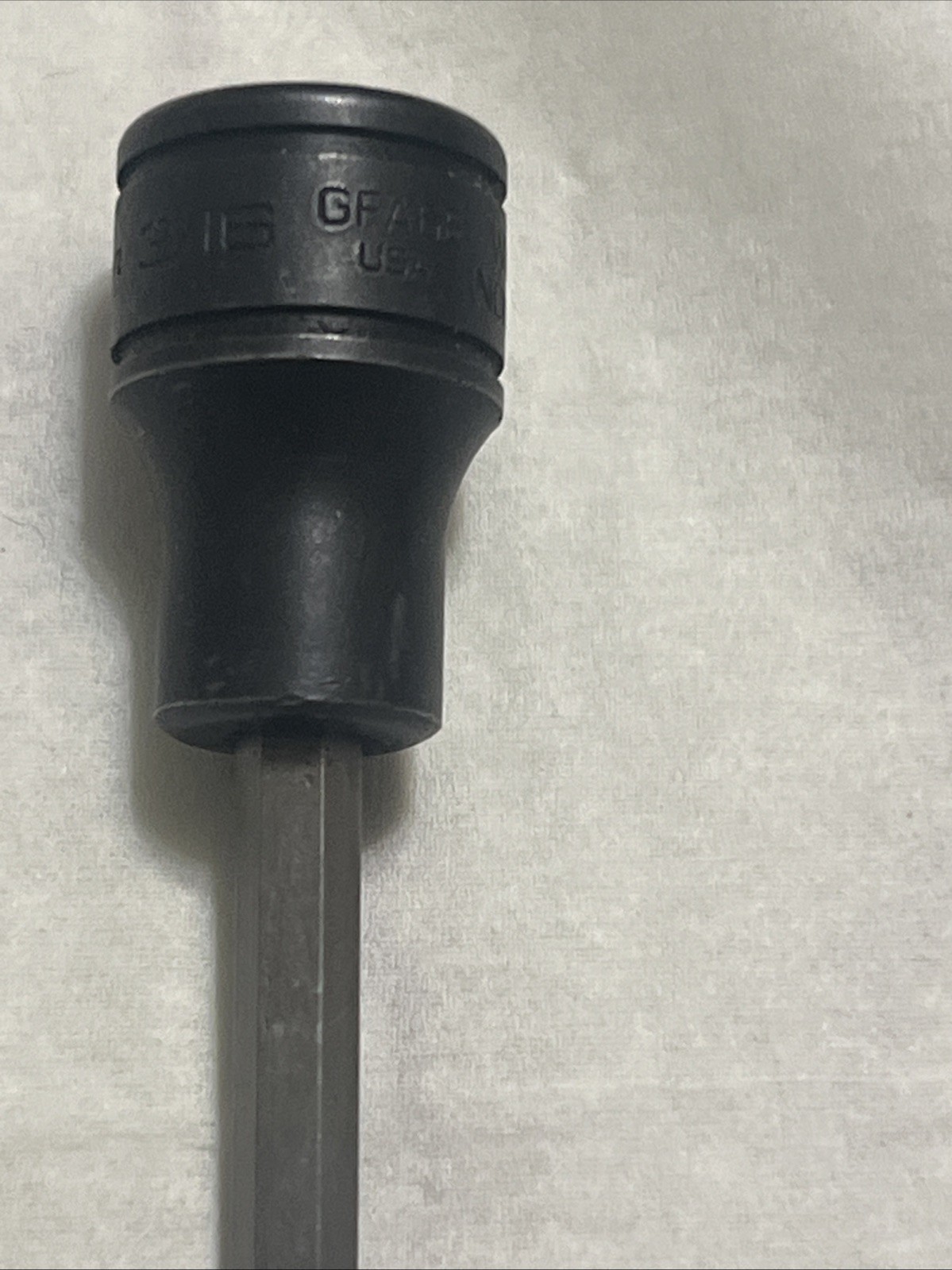 Snap-On Tools GFA6E 3/16″ Hex Bit Socket Driver 3/8″ Drive Black Oxide USA