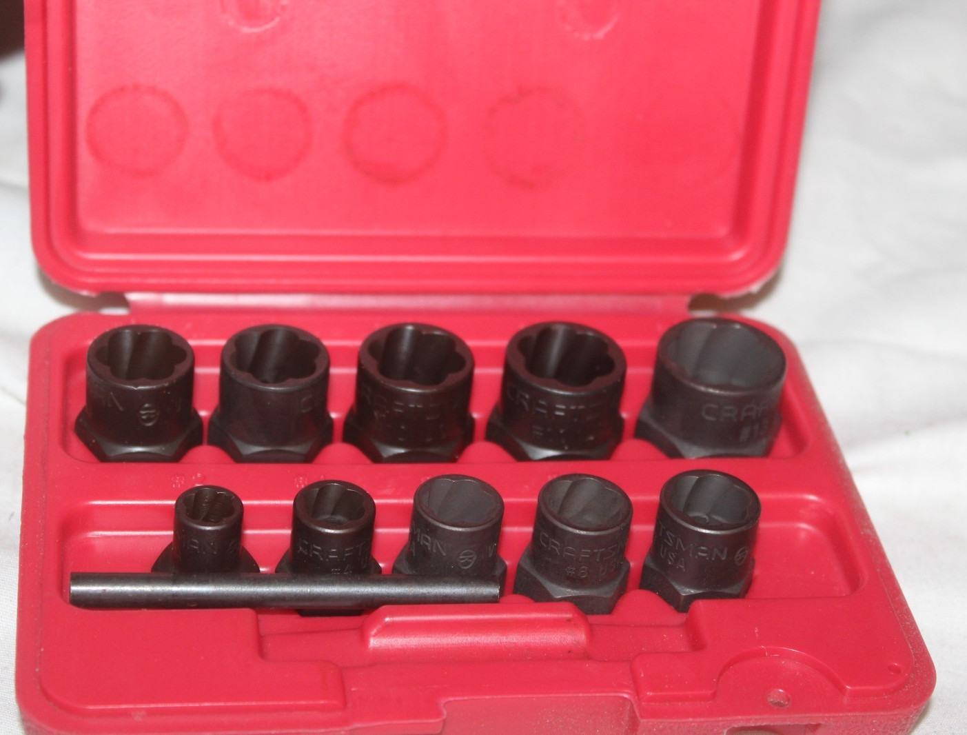 Craftsman Bolt Out Remover Extractor Socket Set 10pc Set