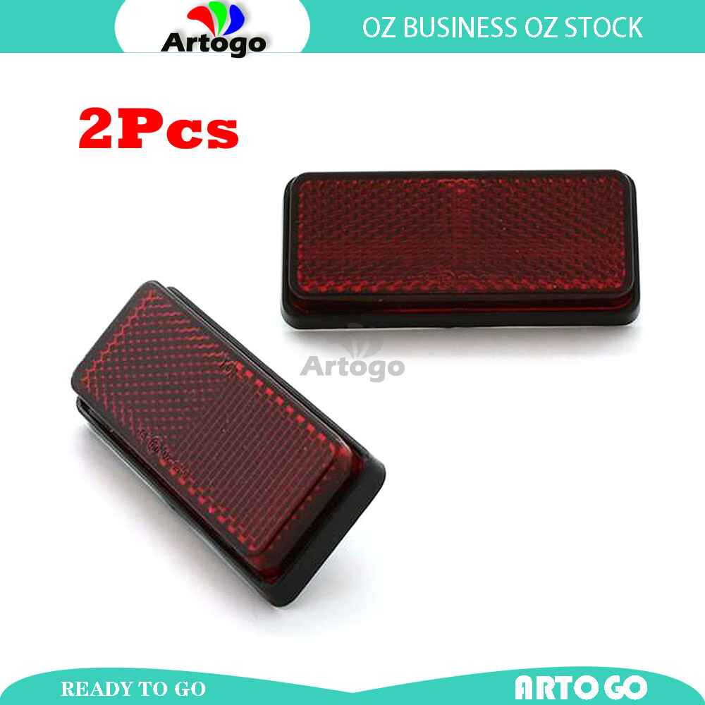 2X Motorcycle Rear Reflector Fit Honda VT800C Shadow 1988