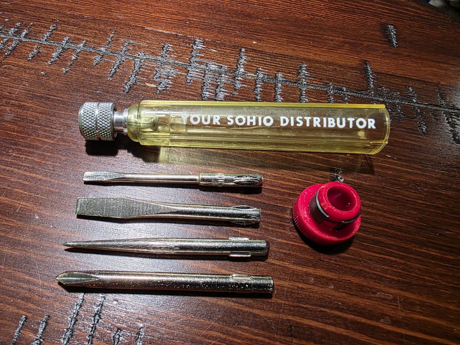 YOUR SOHIO DISTRIBUTOR Dealer Promo Pocket Screwdriver Tool Set Gas Oil