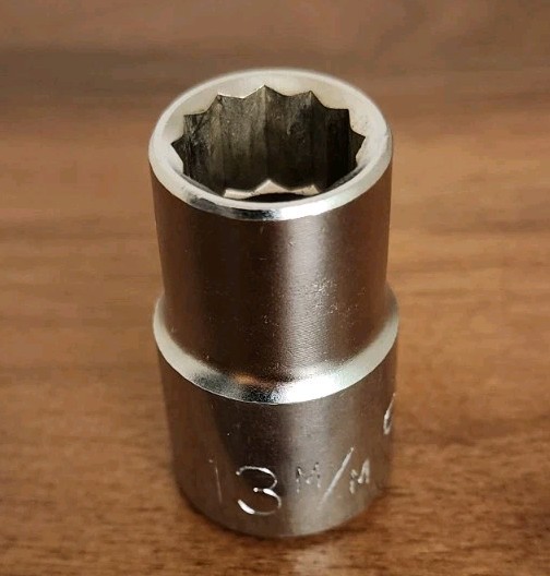Craftsman USA 13mm Socket 12 Point 1/2″ Drive (No Catalog Number)