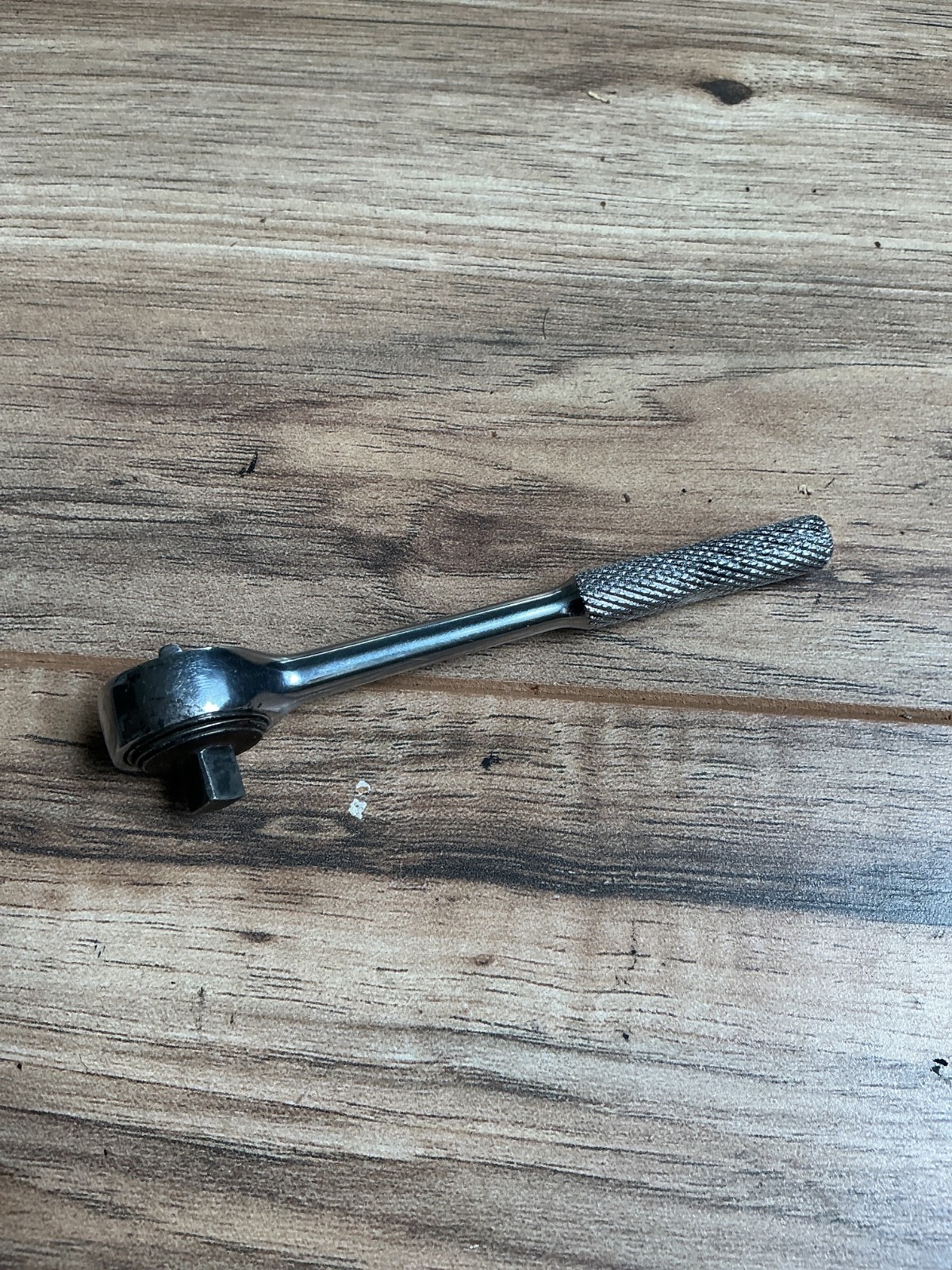 Vintage Proto Challenger 1/4″ Drive Ratchet Knurled Handle Chrome 1060-1 USA