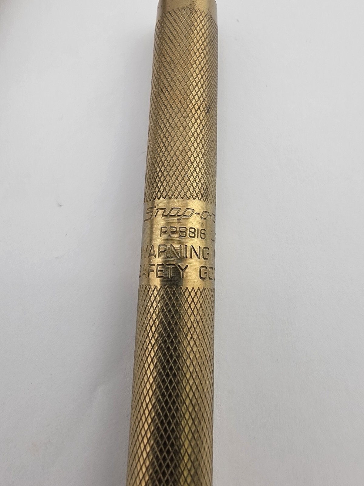 Snap-on tools brass drift punch PPB816 PPB612 B912 Great Condition USA Made