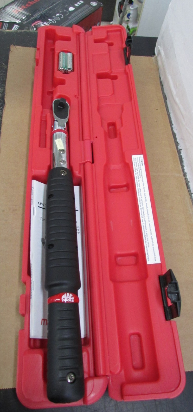 Torque Wrench 3/8 Mac Tools Digital MODEL TWXA100FD *NICE*