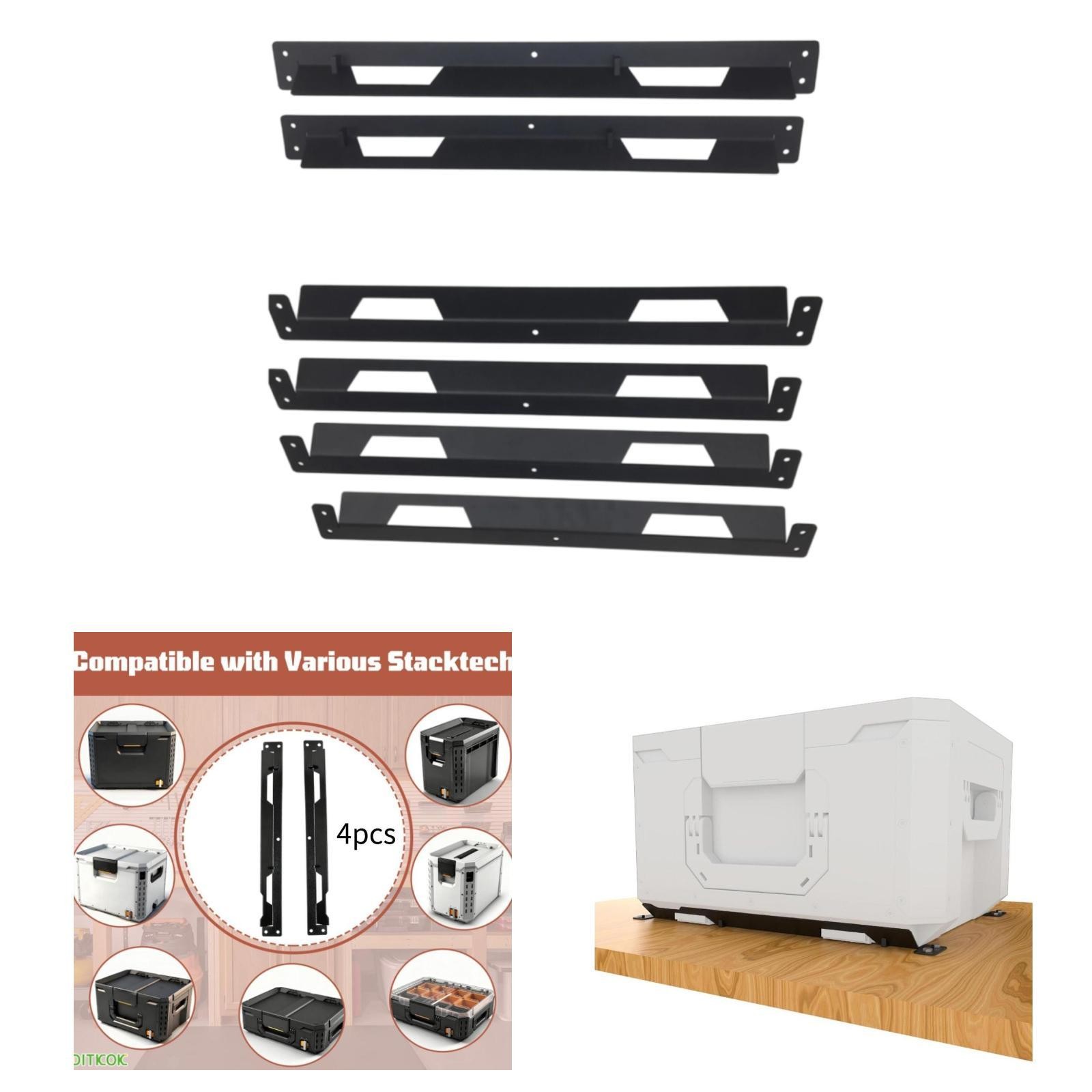 Toolbox Mounting Brackets Easy Installation Durability Hardware Heavy Duty